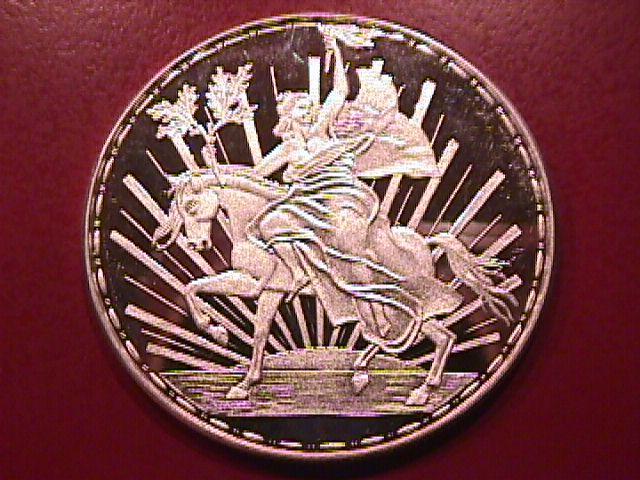 VIVA MEXICO 1985 UNA ONZA TROY .999 PLATA PURA STERLING BULLION ROUND