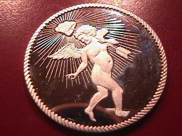 VIVA MEXICO 1985 UNA ONZA TROY .999 PLATA PURA STERLING BULLION ROUND