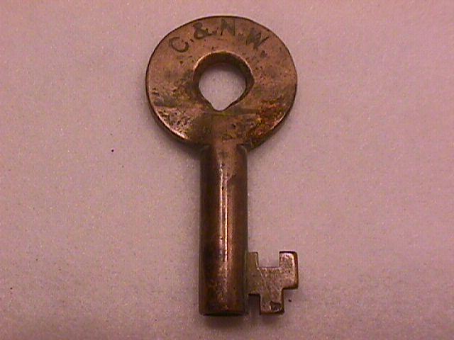 C & N.W. RR SWITCH KEY By: ADLAKE NO #