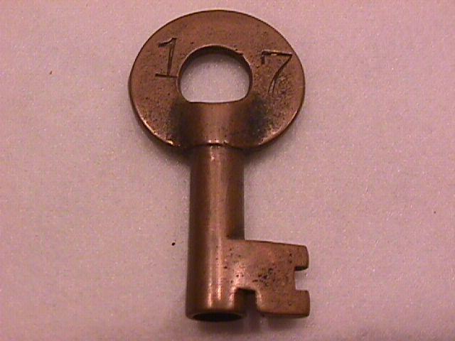 RAILROAD SWITCH KEY BY: FRAIM MFG. CO. # 17