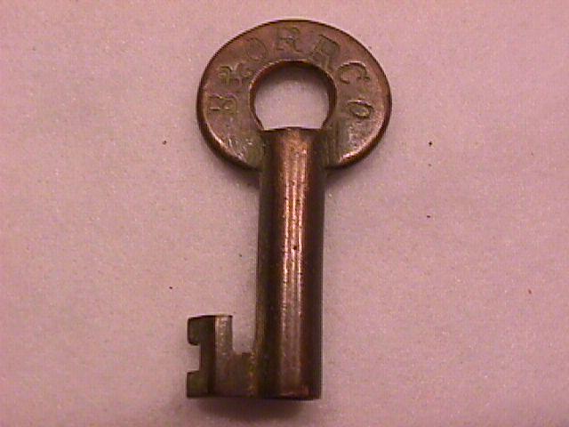 B & O SWITCH KEY BY: F. S. MFG. CO. # 837655