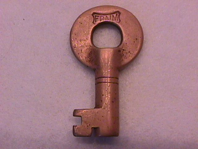 RAILROAD SWITCH KEY BY: FRAIM . NO #