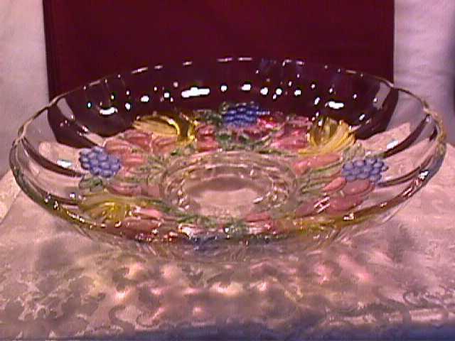 Indiana Glass (Banana Fruit) Console Bowl