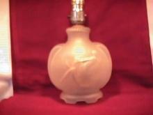Frosted Glass Art-Deco Boudoir Lamp