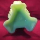 Mc Kee-Art-Deco (Jadite) Triangle Vase