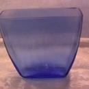 Dark Blue Vase with Tiny Threading