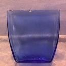 Dark Blue Vase with Tiny Threading