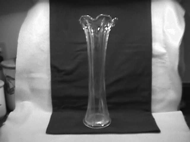 Tall Clear Vase By J. B. Higbee