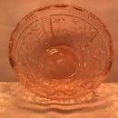Beautiful Pink Depression (Pleated Cosmos) Centerpiece Bowl