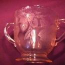 Mac Beth Evans Pink Depression (Dogwood) Sugar Bowl