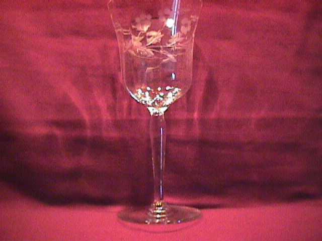 Unknown Rock Crystal Goblet (Optic-3 Flowers)