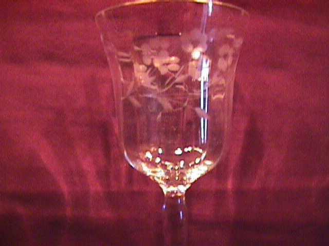 Unknown Rock Crystal Goblet (Optic-3 Flowers)
