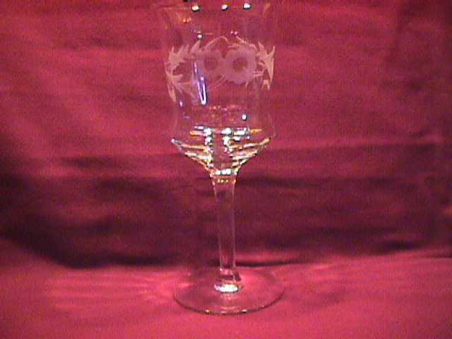 Unknown (Single Flower) Rock Crystal Goblet