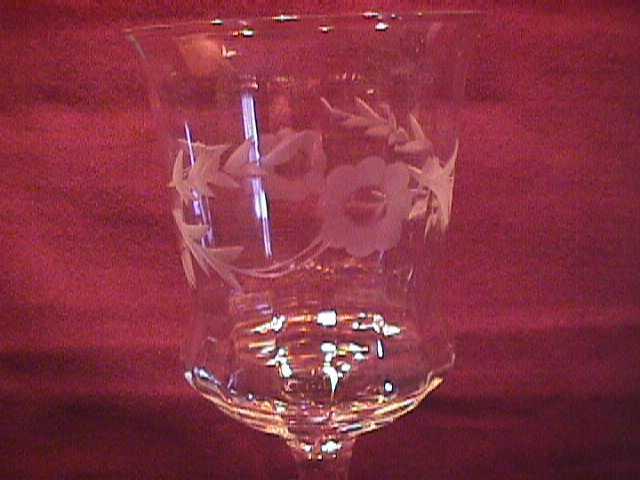 Unknown (Single Flower) Rock Crystal Goblet