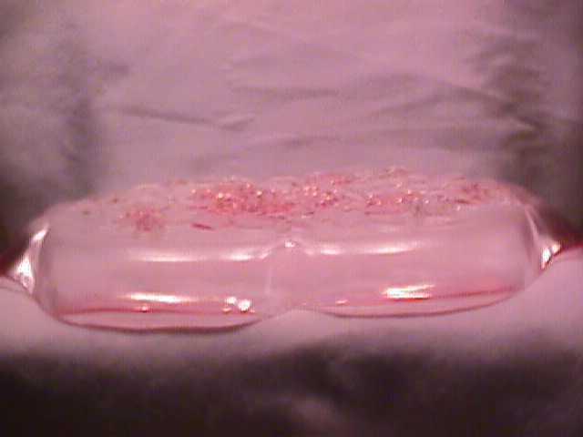 Mikasa (Rosella) Frosted & Clear- Pink- Canape Plate