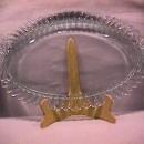 Heavy Pressed Glass Dresser Tray