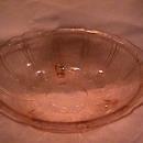 Jeanette Glass co. (Cherry Blossom) 3-Toed-Large Bowl