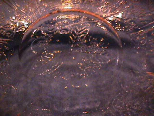 Jeanette Glass co. (Cherry Blossom) 3-Toed-Large Bowl