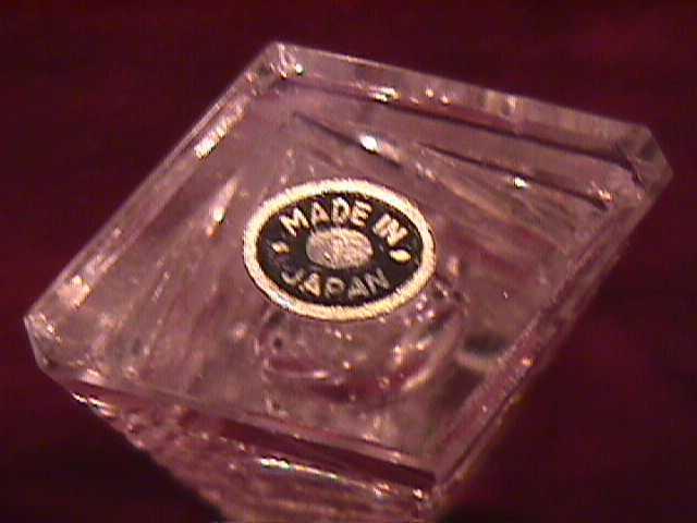 Hand Cut Crystal= Salt & Pepper Never Used