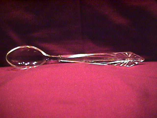 Glass Spoon Salad Server