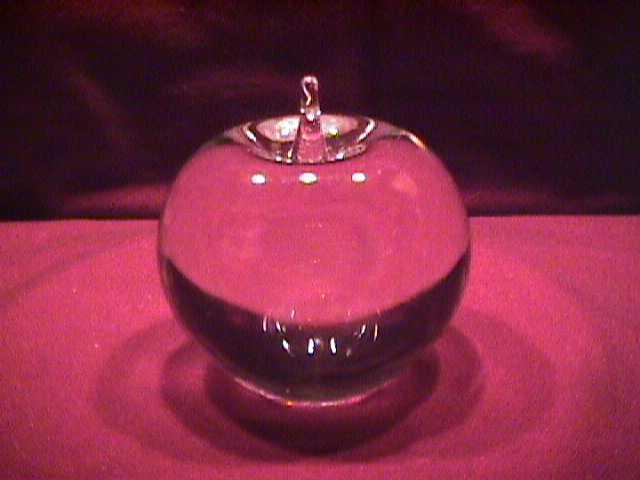 Tiffany & Co. Lead Crystal (Apple) Paperweight