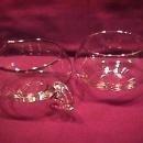 Set-Blown Crystal Sugar & Creamer W/Platinum Trim