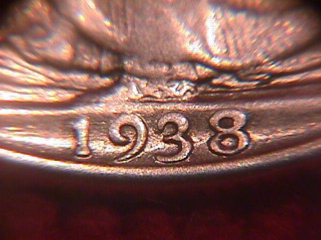 LIBERTY WALKING SILVER HALF DOLLAR 1938-D VERY FINE #-35
