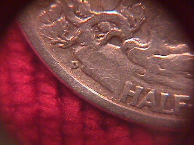 LIBERTY WALKING SILVER HALF DOLLAR 1938-D GRADES FINE-#15