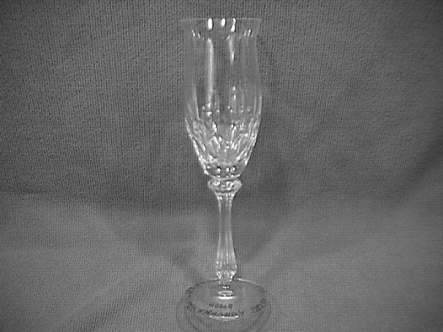MIKASA CRYSTAL (NORMANDY # 40068) FLUTED CHAMPAGNE