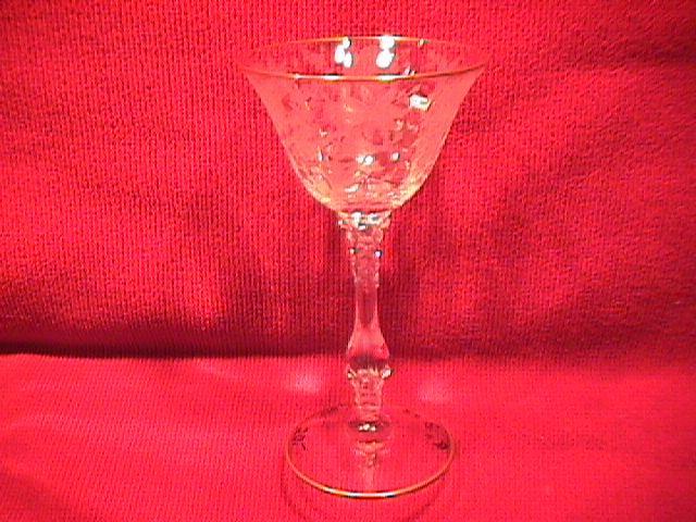 CAMBRIDGE CRYSTAL ( WILDFLOWER GOLD ) LIQUOR COCKTAIL #3121