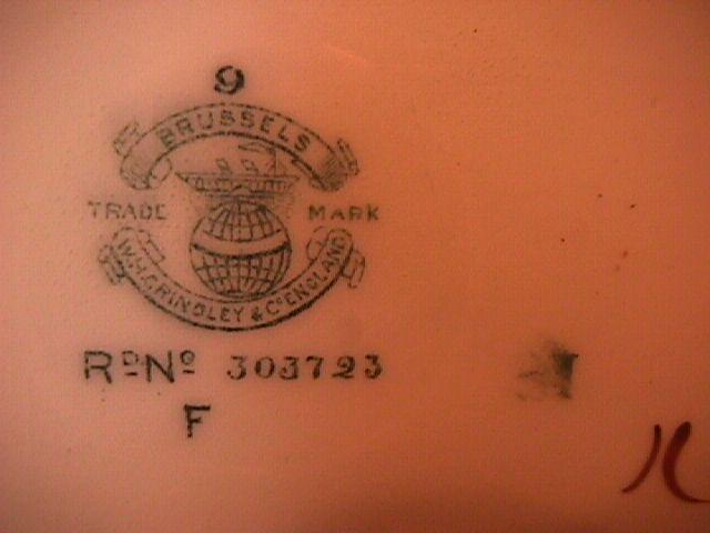 W.H.GRINDLEY & CO.ENGLAND FINE CHINA