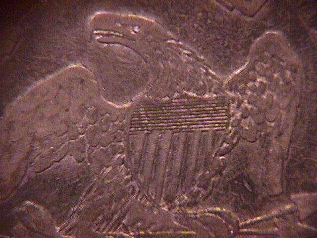 CAPPED BUST SILVER HALF DOLLAR DATED 1819 GRADED FINE-15