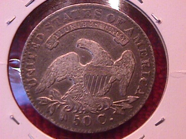 CAPPED BUST SILVER HALF DOLLAR DATED 1832 GRADED VERY FINE-20