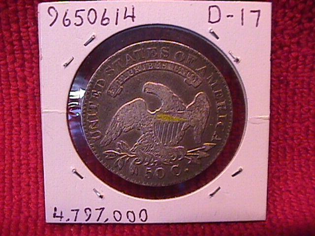 CAPPED BUST SILVER HALF DOLLAR DATED 1832 GRADED VERY FINE-20