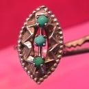 Sterling and Turquoise Ring-5 1/2