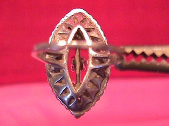 Sterling and Turquoise Ring-5 1/2