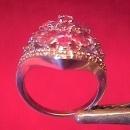 Sterling and Pink Amethyst & White Topaz Ring-6