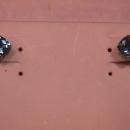 Sterling & Aqua Checkerboard Earrings