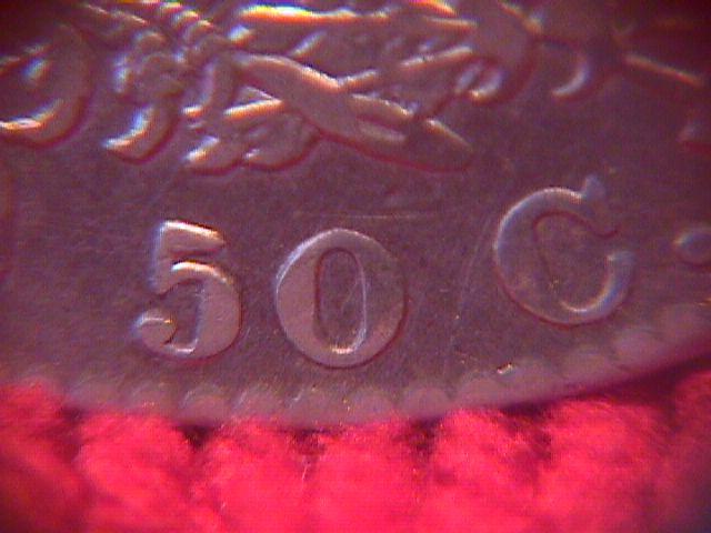 CAPPED BUST HALF DOLLAR DATED 1832 GRADED FINE-18