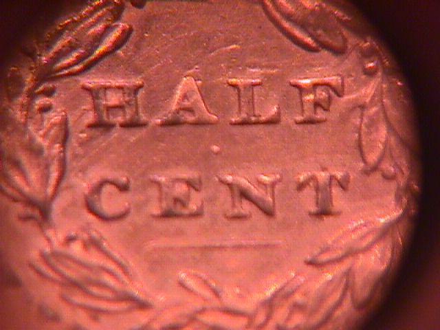Half Cent Copper Coin Classic Head-1834 AU-50 Condition