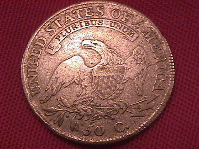 Capped Bust Silver Half Dollar 1809 VERY GOOD #10 Condition