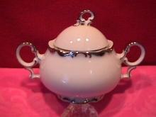 Mikasa Fine China (Marlboro) #9267 Covered Sugar-As Is Lid