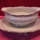 Mikasa Fine China (Marlboro) #9267 Gravy & Stand