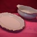 Mikasa Fine China (Marlboro) #9267 Gravy & Stand