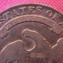 CAPPED BUST SILVER HALF DOLLAR DATED 1830 GRADED FINE-13
