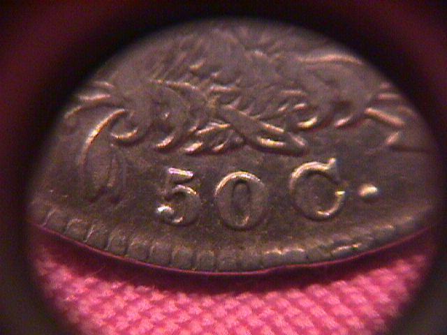 CAPPED BUST SILVER HALF DOLLAR DATED 1830 GRADED FINE-13