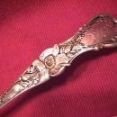 Wallace, 1835 Silverplate (Floral) Punch Ladle=Monogram (S)
