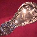 Wallace, 1835 Silverplate (Floral) Punch Ladle=Monogram (S)