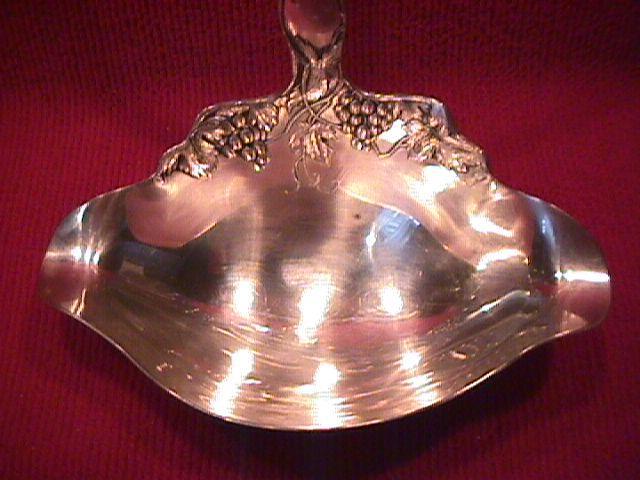 Wallace, 1835 Silverplate (Floral) Punch Ladle=Monogram (S)