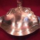 Wallace, 1835 Silverplate (Floral) Punch Ladle=Monogram (S)